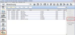 Abrechnung in EPIKUR