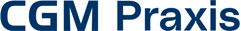 Das Logo der Praxissoftware CGM Praxis