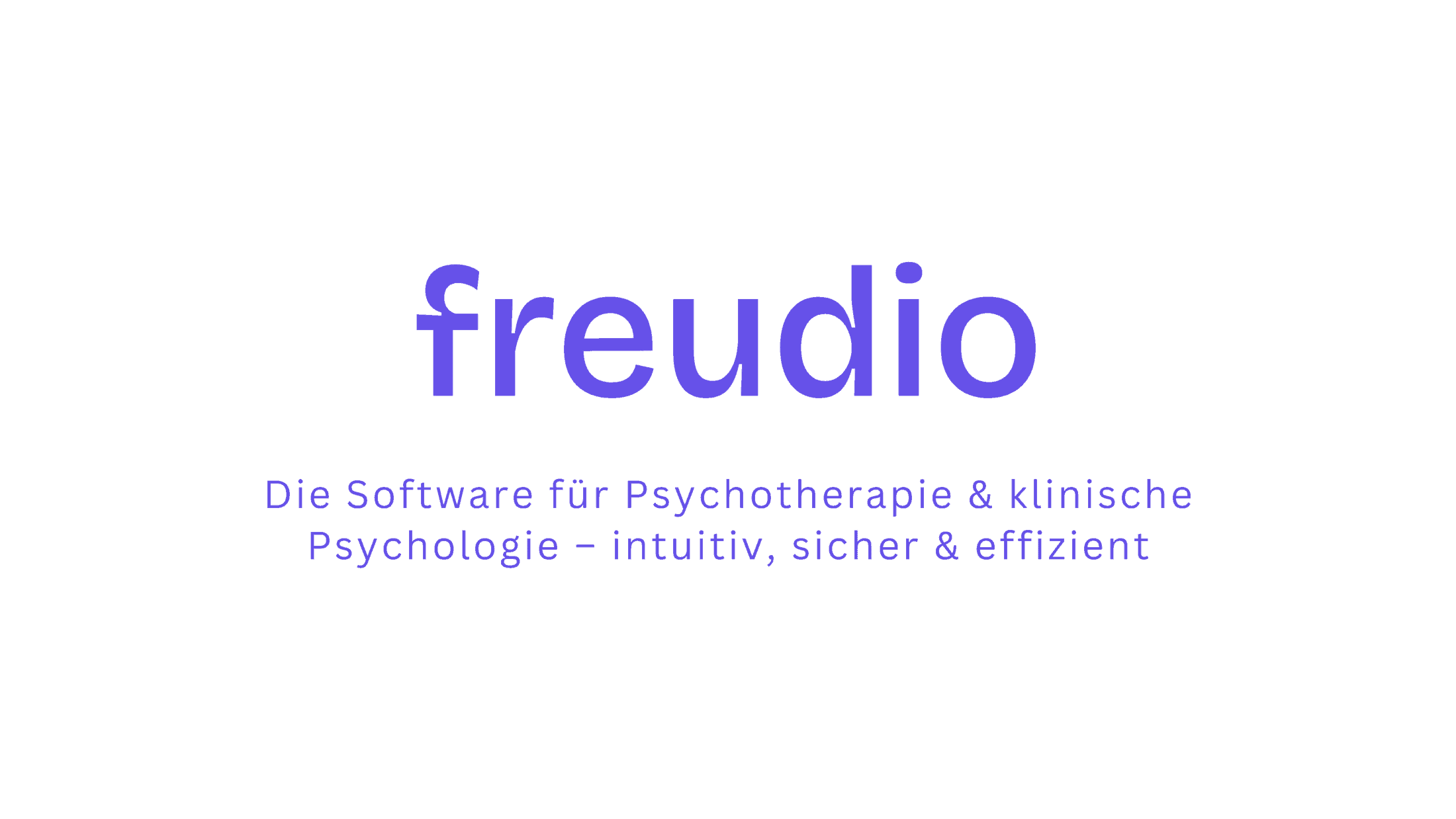 das Logo der Psychotherapiesoftware freudio